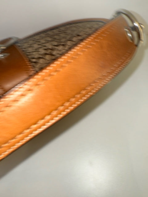 Vintage Coach Canvas Soho Flap Shoulder Bag C Monogram