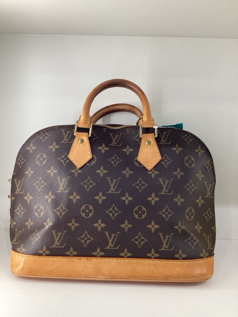Louis Vuitton Alma Canvas Monogram Hand Bags
