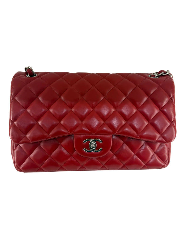 Chanel Classic Jumbo Double Flap Silver Hardware Designer