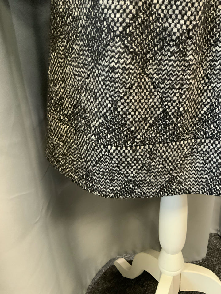 Diane Von Furstenberg Ruffle Placket Coat Size 6