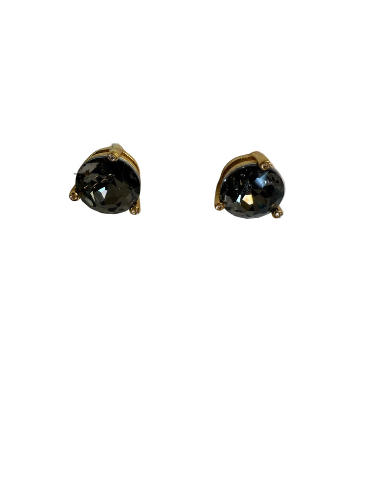 Kate Spade Large Smokey Quartz Studs Earrings