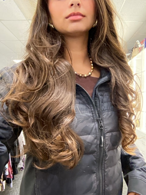 Canada Sz M Black Camo Goose Jacket