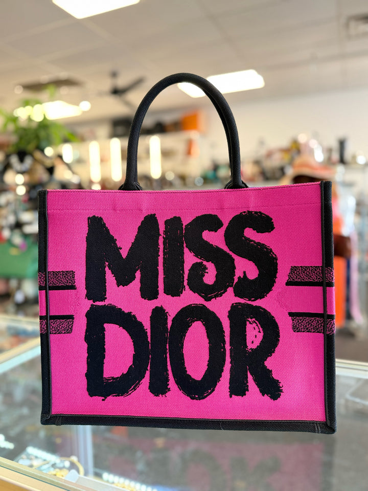 Christian Dior Miss Dior Graffitti Book Tote Bag 2024