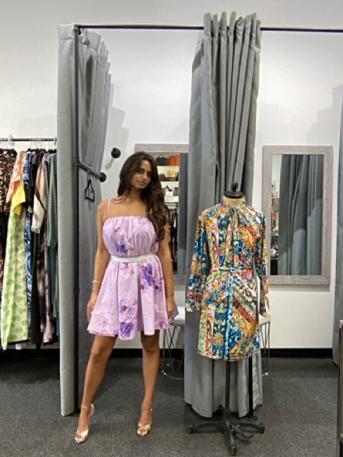 Zimmerman Sz 6 Mini Puffy Floral Dress