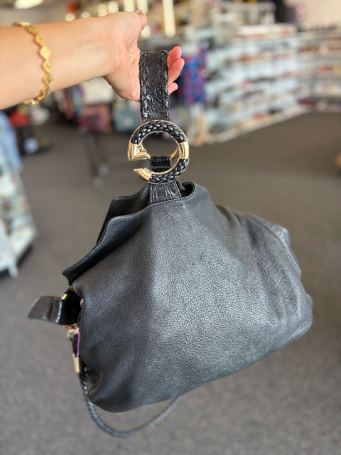 Gucci Leather Black Hand Bags Shoulder Bag