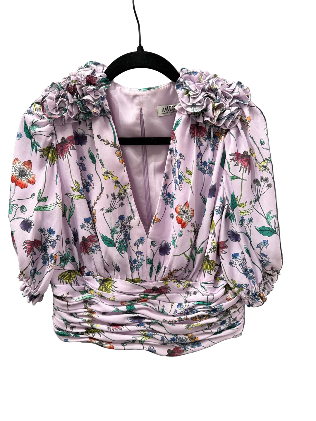 AMUR Floral Print Blouse Sz 10