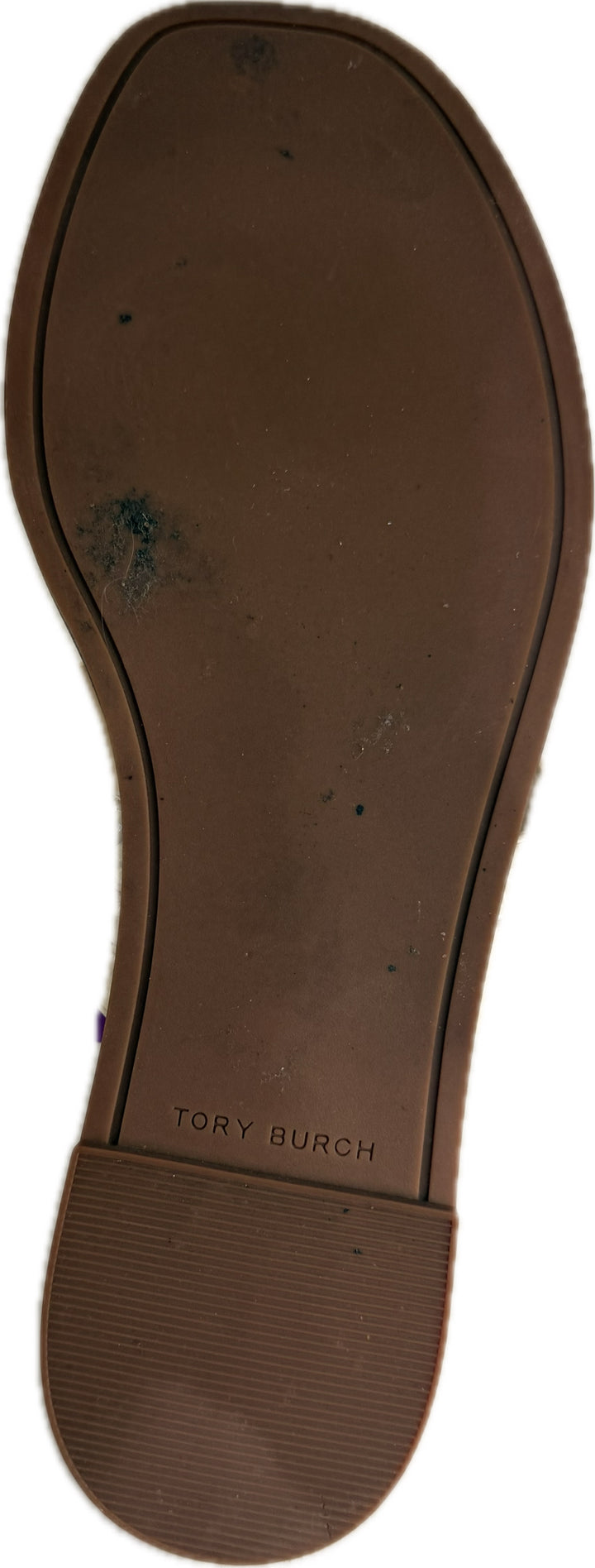 Tory Burch T Strap Croc Embossed Thong Shoes Sz 9