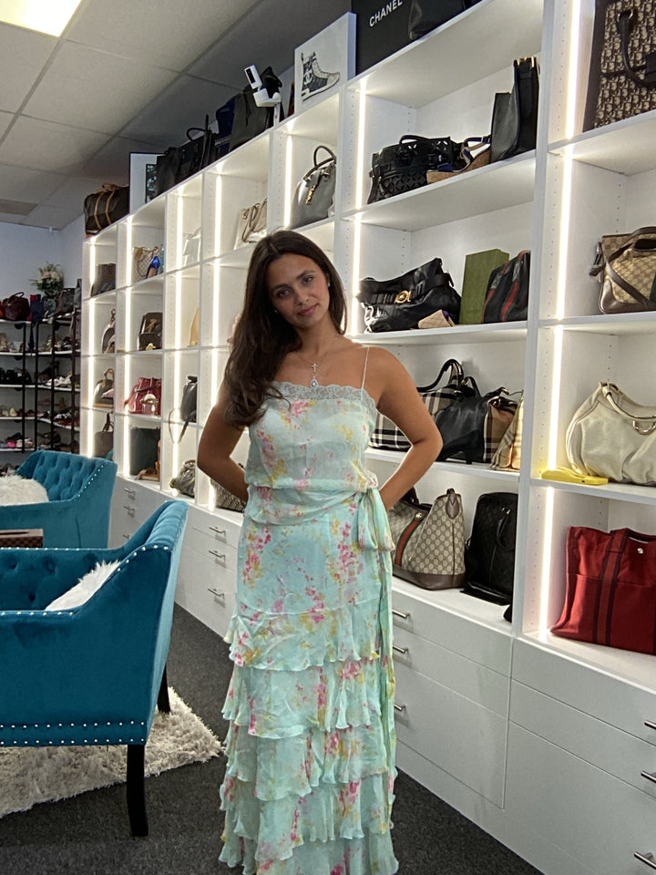 Emanuel Ungar Skirt & Camisole Set