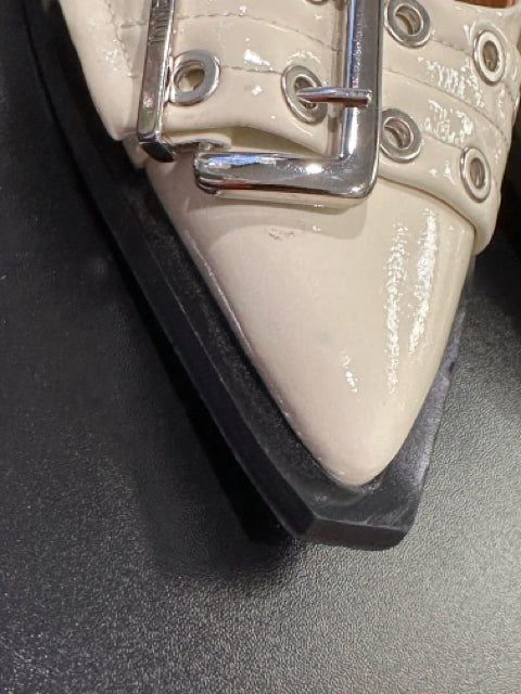 Ganni Sz 37 Off White Shoes w/ Buckles