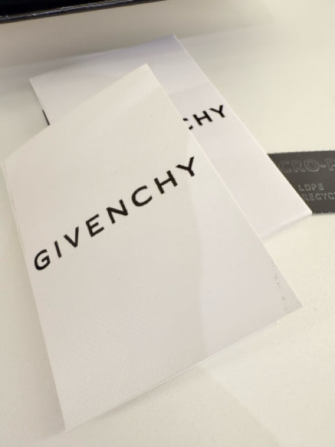 Pre Owned Givenchy Other Beverage flask w/red leather strap in box