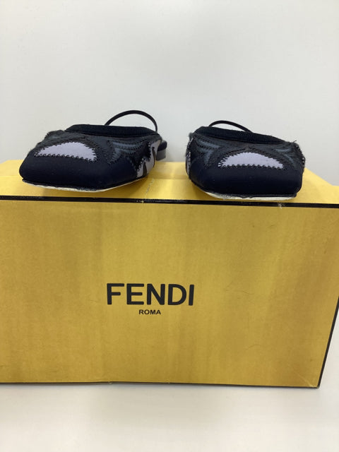 Pre Owned FENDI Sz 36 Ballet Mesh Mules in Box w/ Dust Bag.