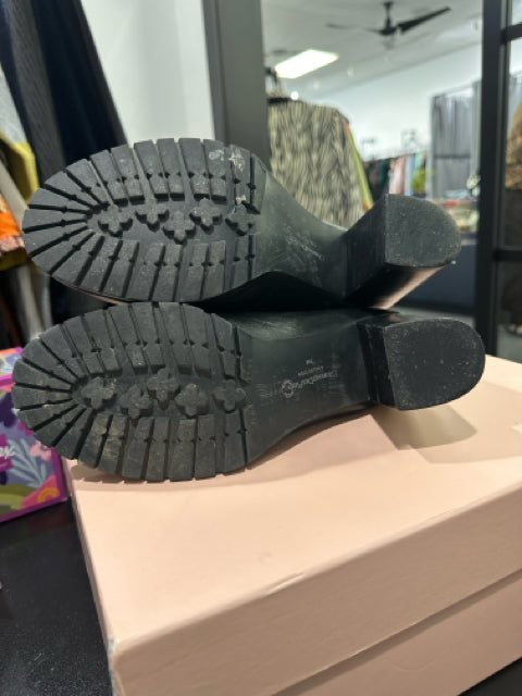 L'Amour Des Pieds Sz 9 Black Boots Shoes