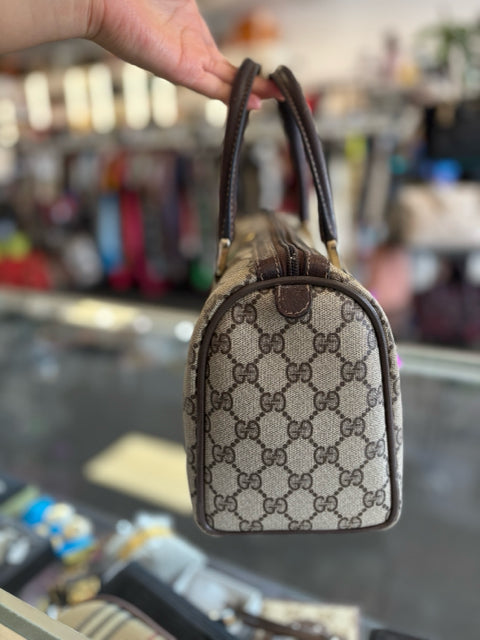 Gucci Small GG Vintage Boston Bag