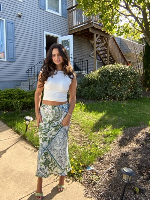 Reformation Crop Top Sz Small