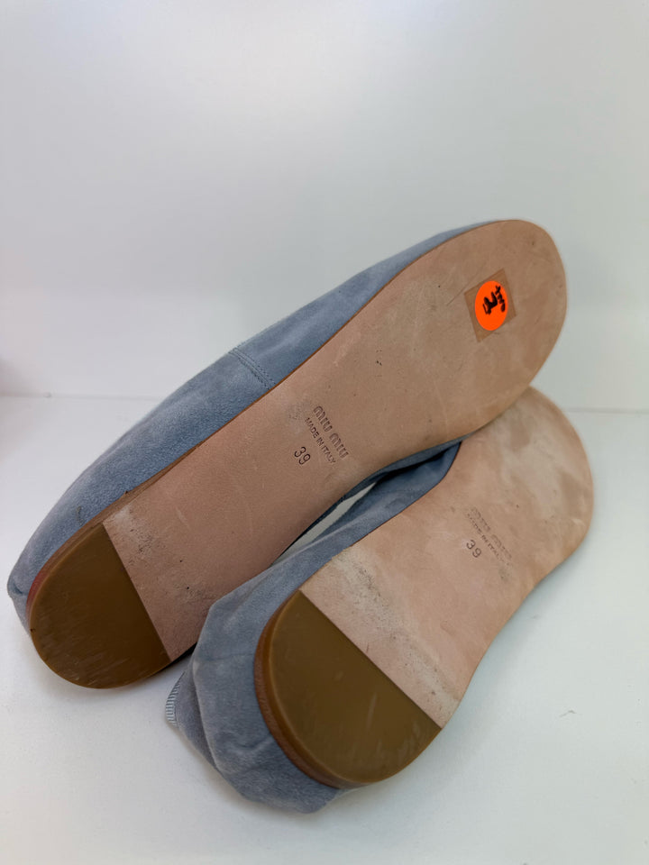 Miu Miu Cloth Balllet Flats Sz 39