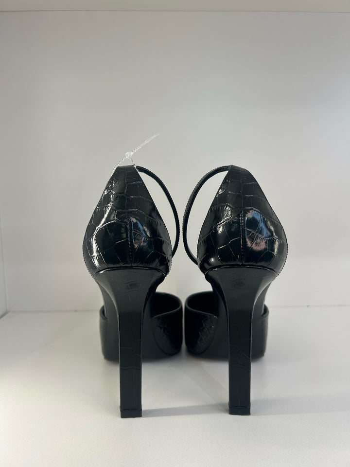 Givenchy G lock Croc Platform Shoes Sz 37/38
