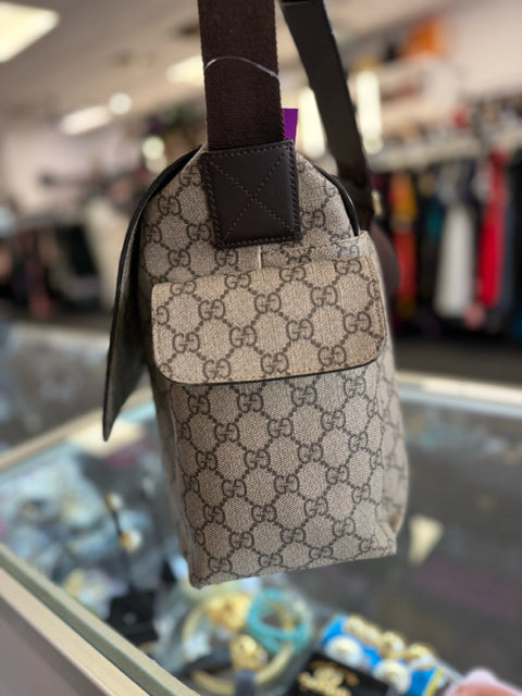 Gucci Supreme Diaper Bag W/ Changing Pad & Dust Bag