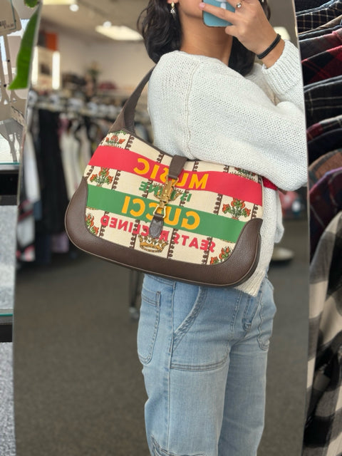 Gucci 100 centennial Music Medium Jackie Hobo Shoulder Bags
