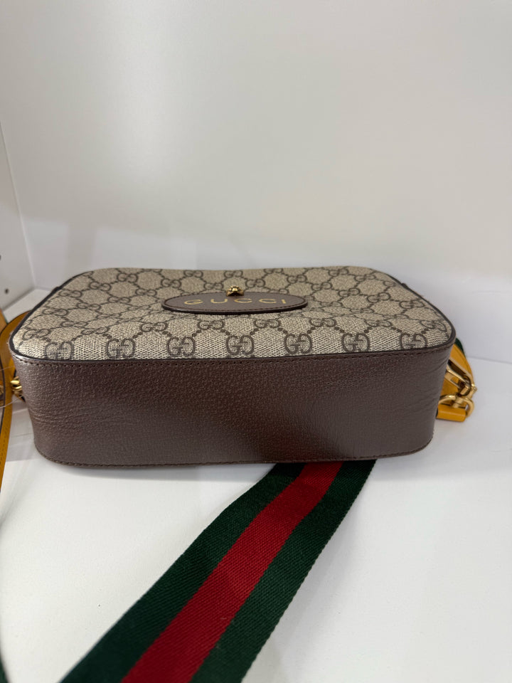 Gucci Supreme Neo Vintage Camera Bag Web Strap Included Designer Bag