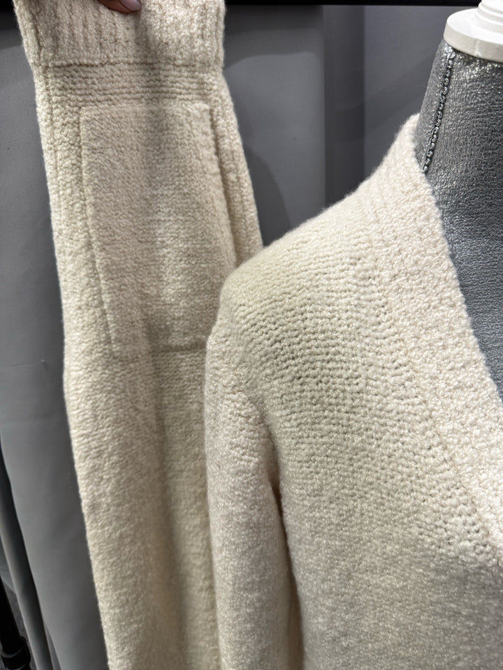 Chanel High Waist Straight Leg Cashmere/ Wool Pant Sz 34