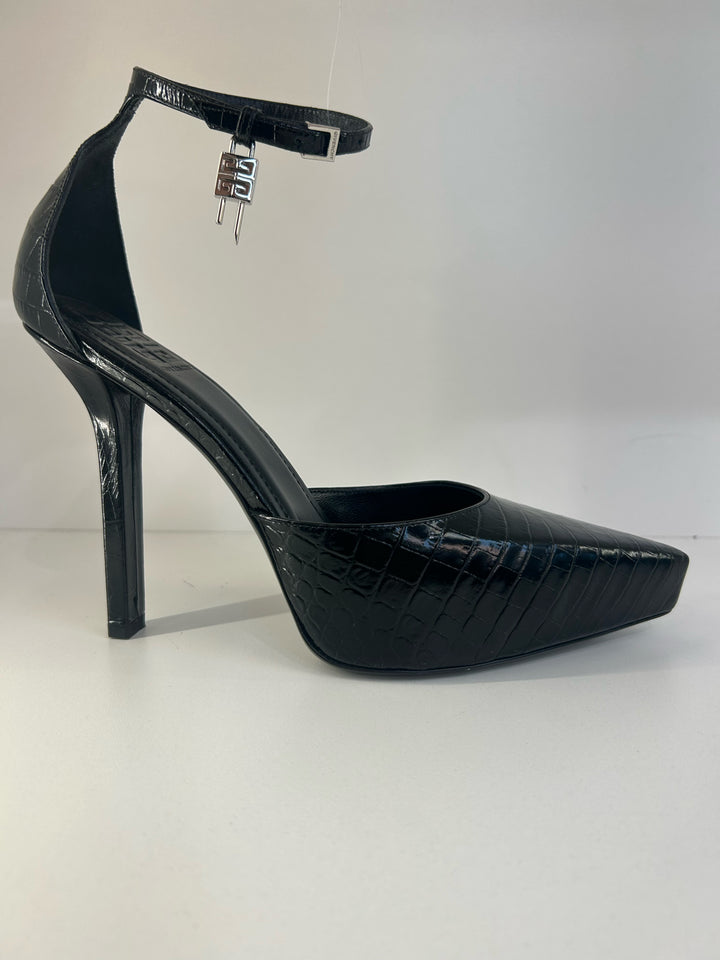 Givenchy G lock Croc Platform Shoes Sz 37/38