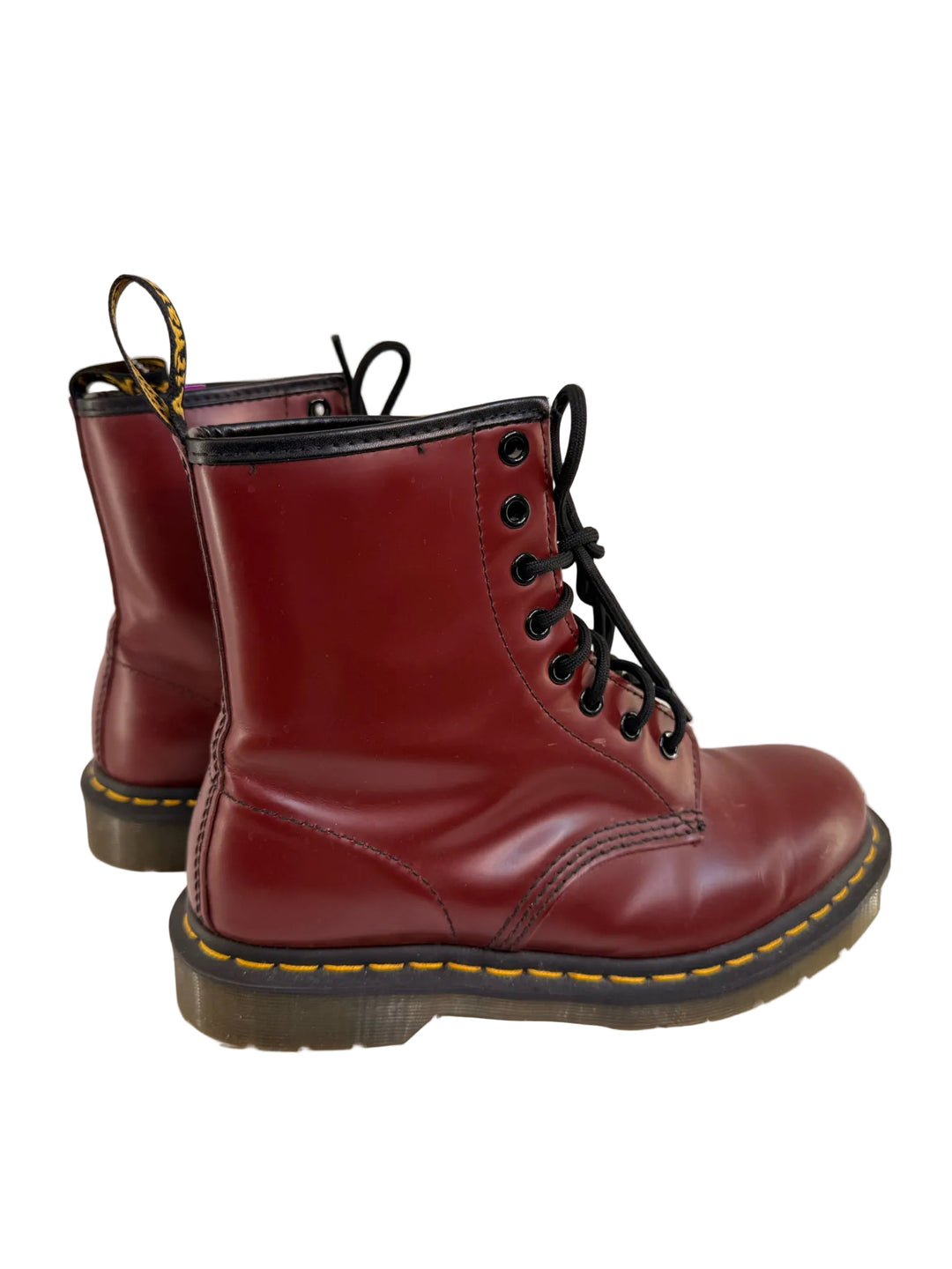 DOC MARTEN Wine Sz 7 Original Lace Up Boots