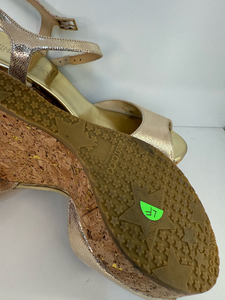 Jimmy Choo Wedge Designer Shoes Sz 10.5