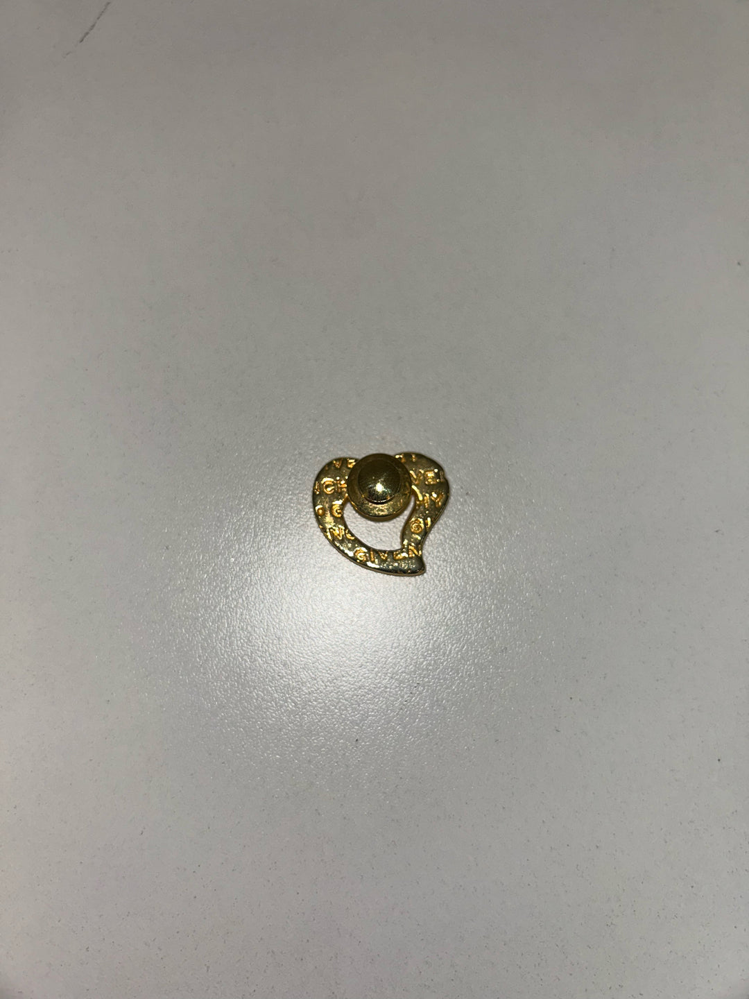 Vintage Givenchy Open Heart Pin