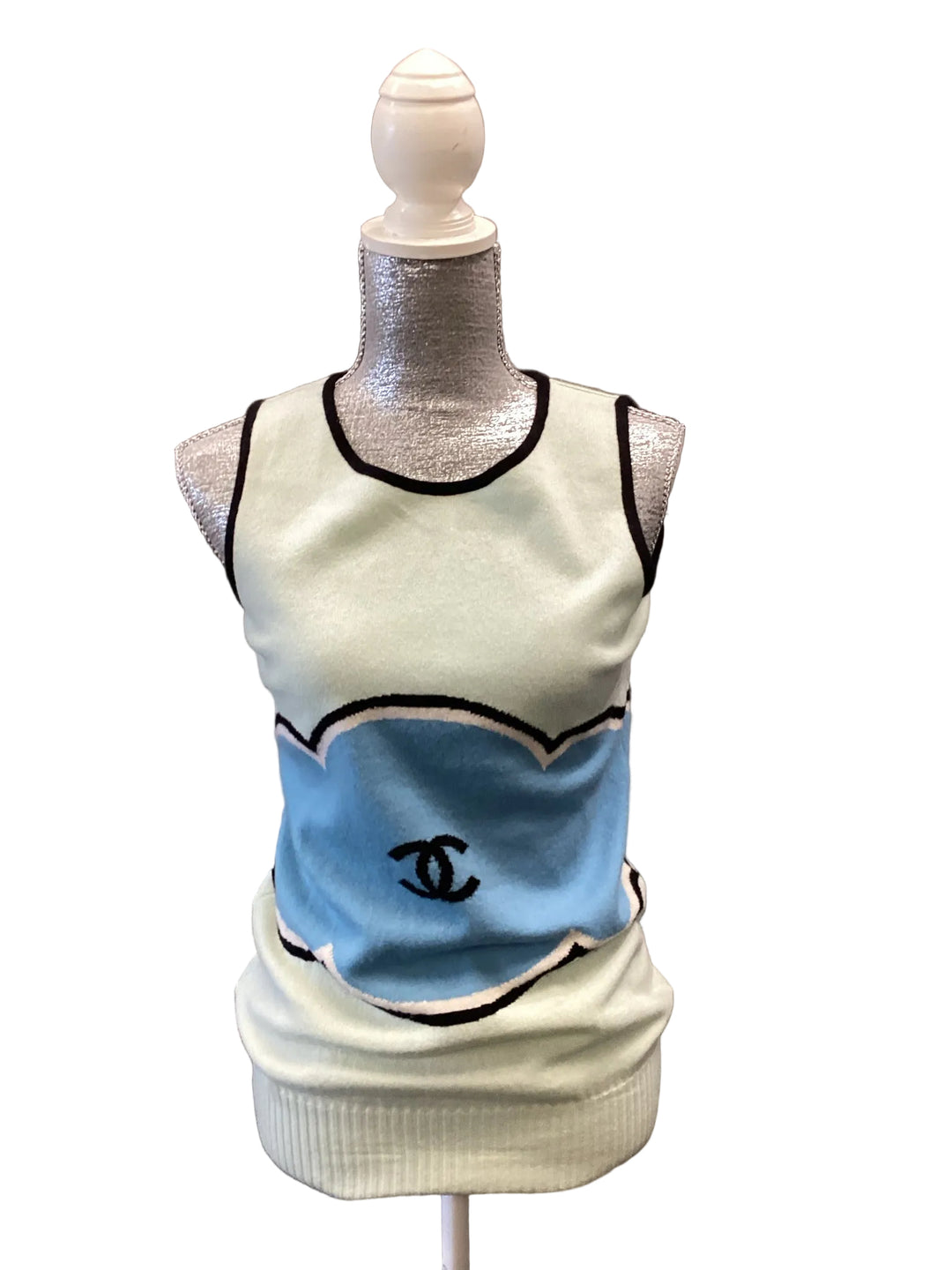Chanel Vest Tee Top