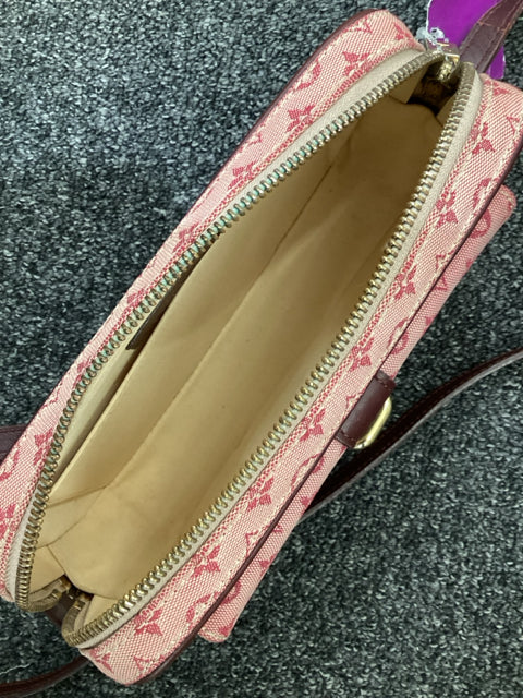 Pre Owned Louis Vuitton Juliet Cloth Canvas Monogram Crossbody TH0042 Designer Bag