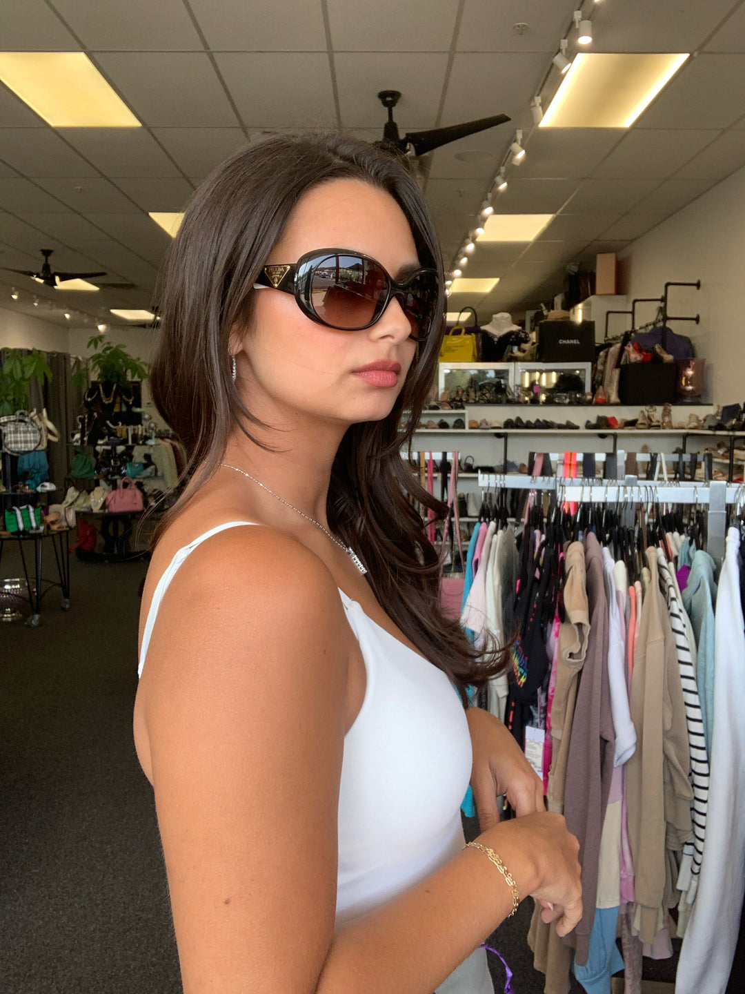 Prada Sunglasses in Case and Box