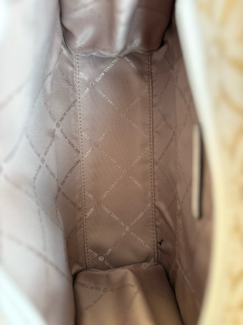 Michael Kors Cream/Gold Cross Body Bag