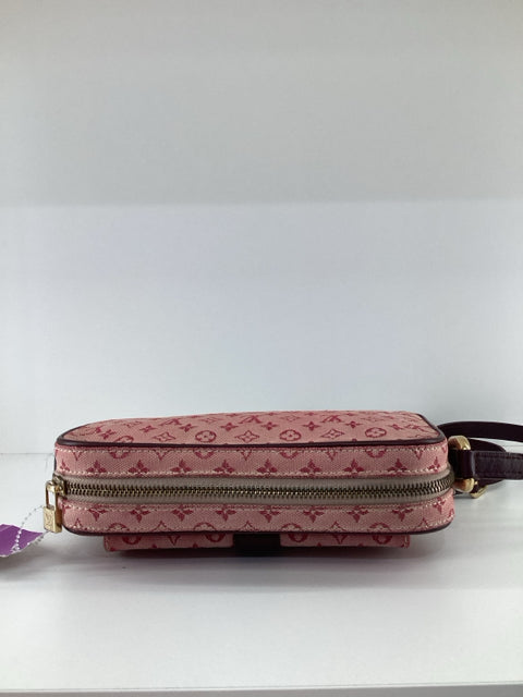 Pre Owned Louis Vuitton Juliet Cloth Canvas Monogram Crossbody TH0042 Designer Bag