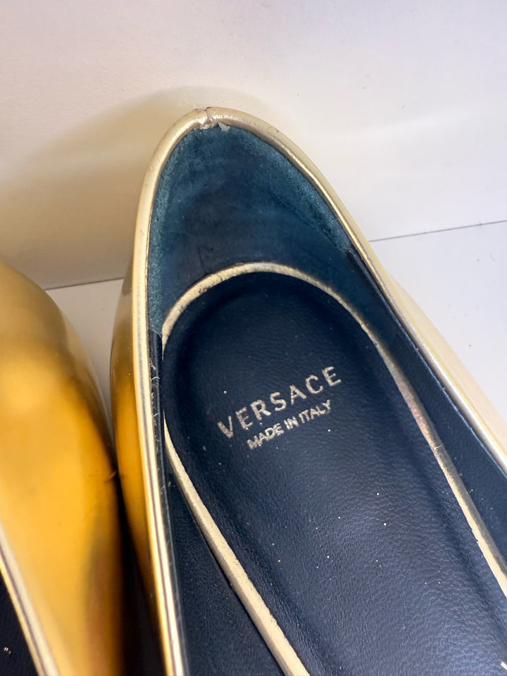 Versace Medusa Head Flats Shoes 38.5