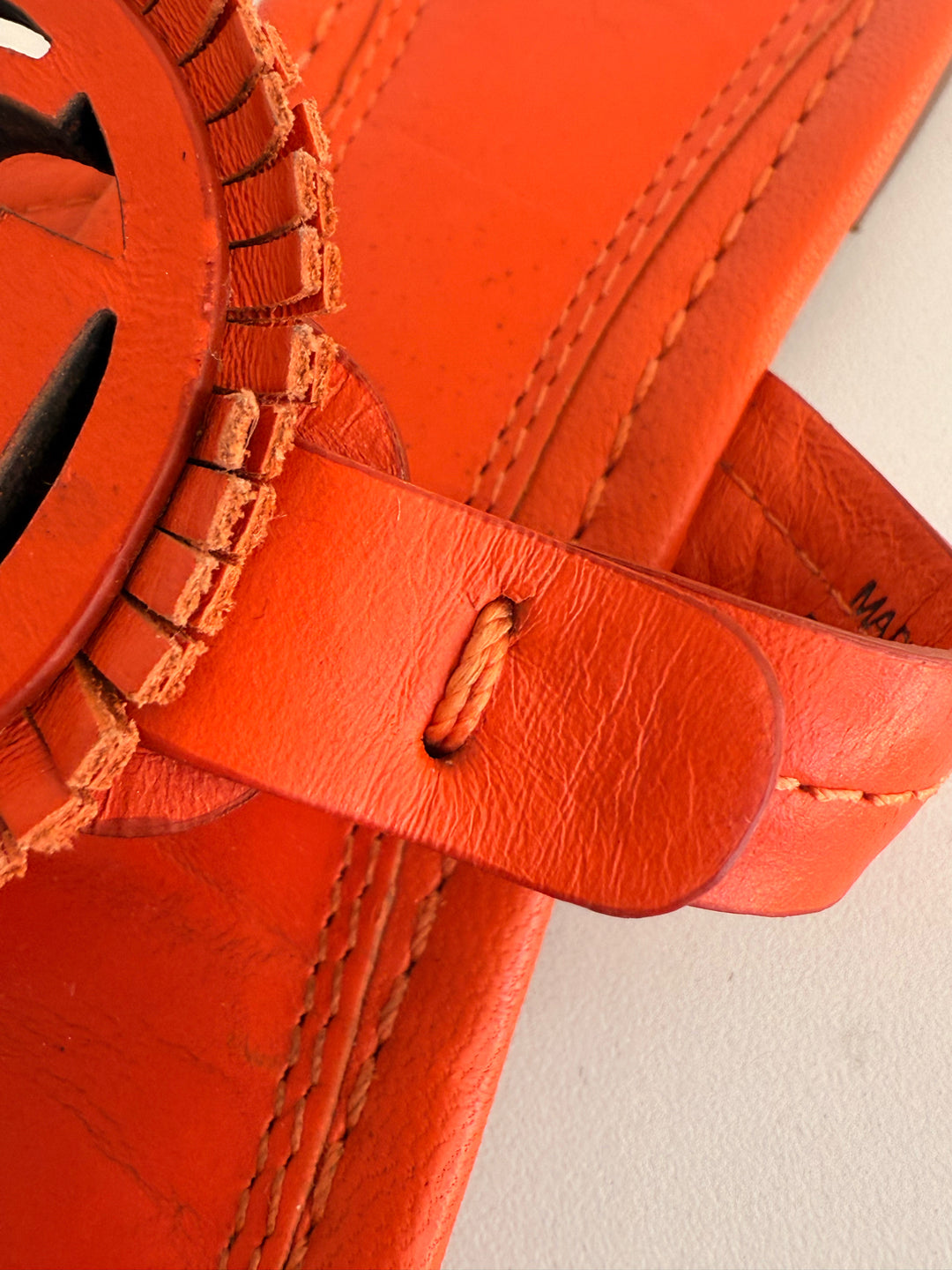 Tory Burch Orange Millers Sandals Sz 6