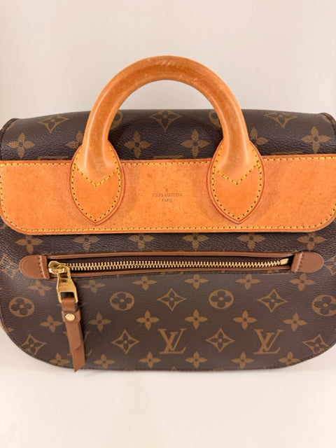 Pre Owned Louis Vuitton Monogram Eden PM Brown Handbag w/ Dustbag.