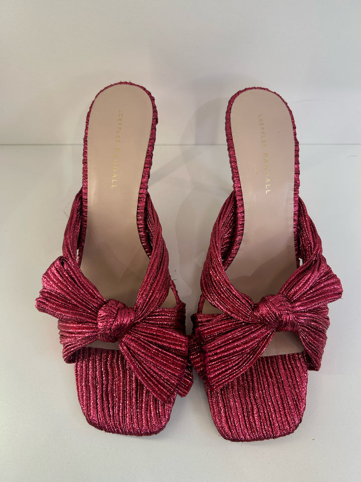 Loeffler Randall Claudia Open Toe Mule Shoes Sz 12