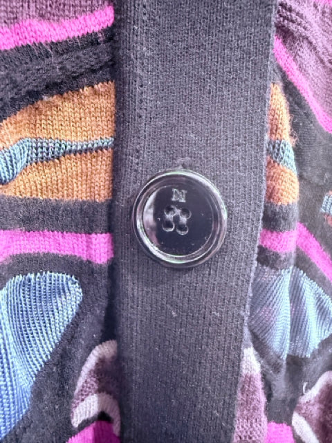 Missoni Sz 10 Multi Color Sweater Cardigan