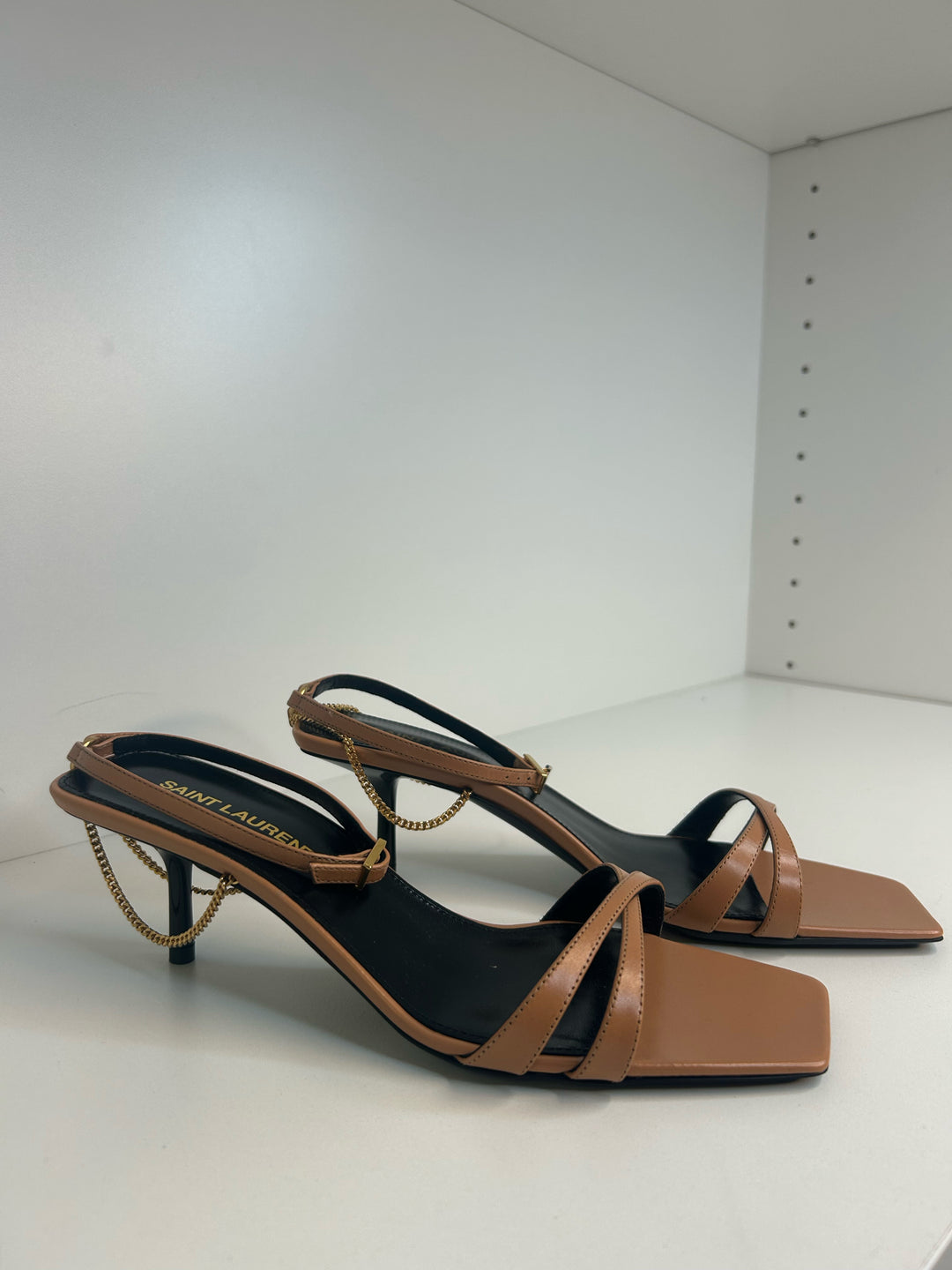 NIB Yves Saint Laurent Melody Kitten Heel Shoes Sz 36.5