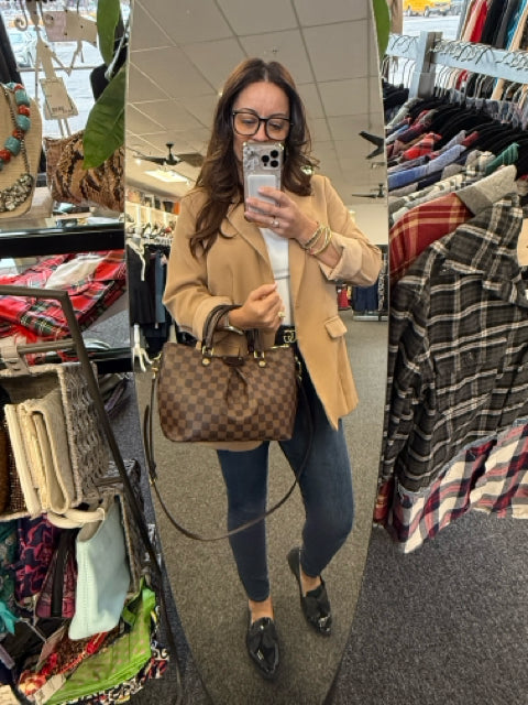 Louis Vuitton Damier Ebene Sienna PM Includes Strap Designer Bag