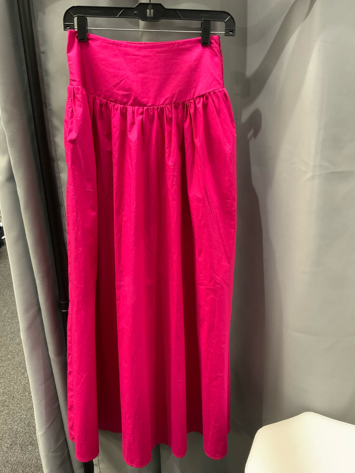 Susana Monaco Pink Poplin Casual Skirt Sz S