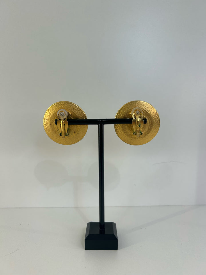 Vintage Karl Lagerfeld "Walking Waiter" Earrings