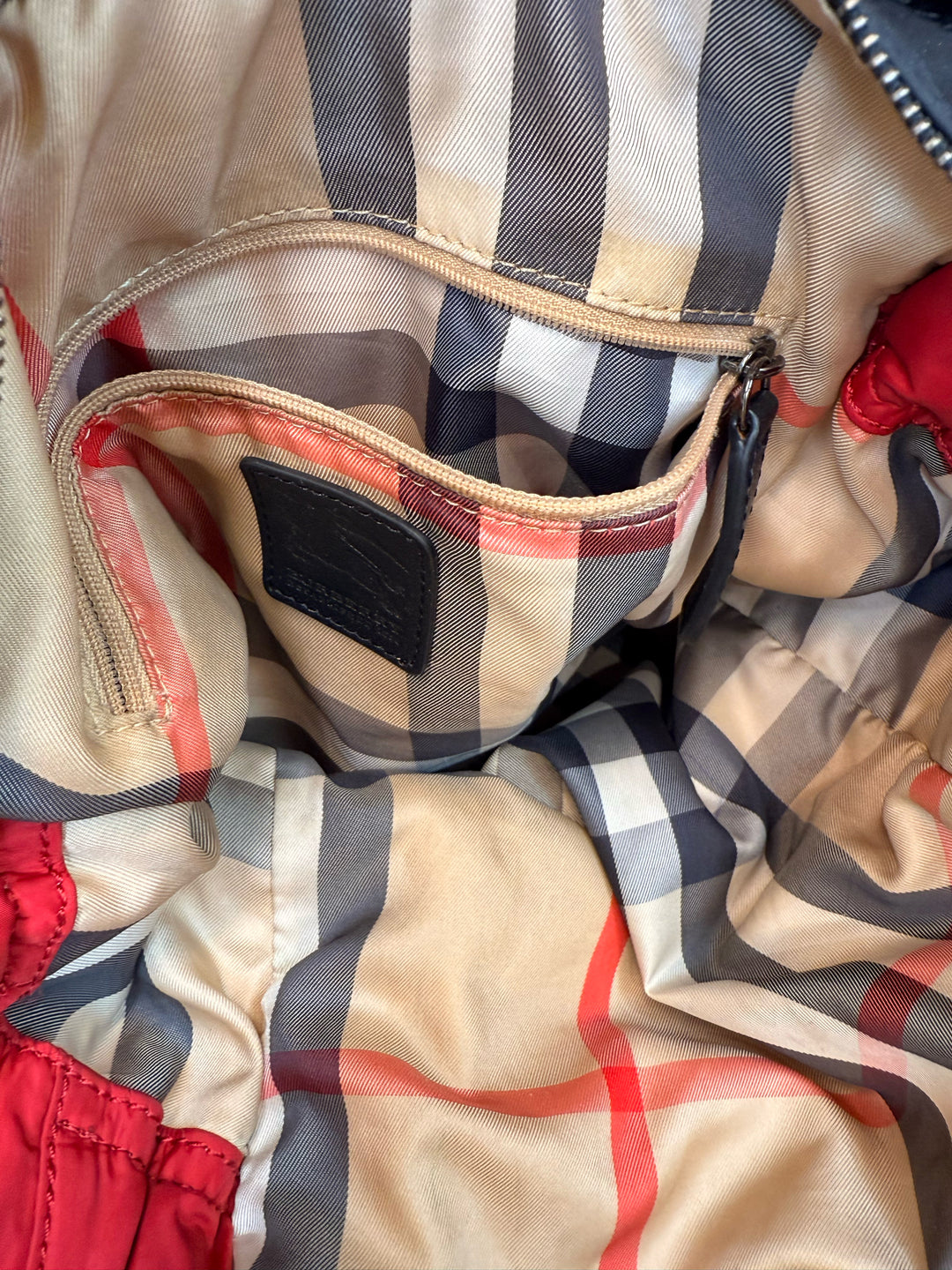 Burberry Nylon Nova Lining Tote Bag