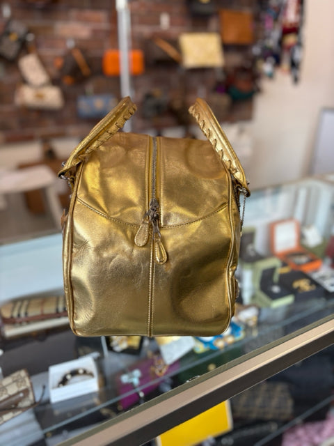 Balenciaga Leather Gold Moto City Bags Hand Bags