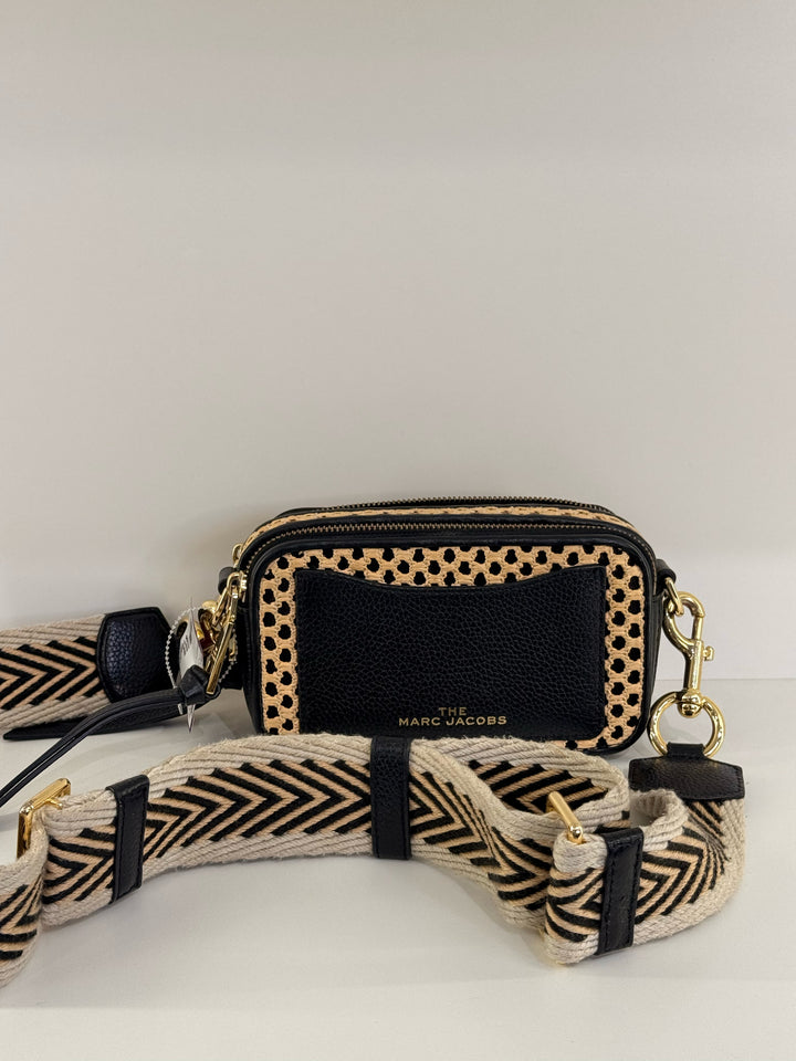 Marc Jacobs Black/Beige Leather Cross Body Bag