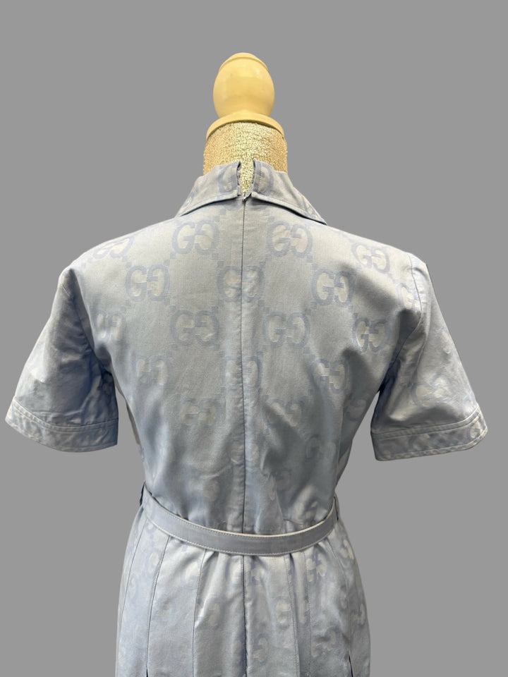 Gucci Blue Ss Polo DRESS Size 44