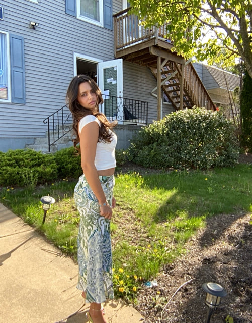 Reformation Crop Top Sz Small