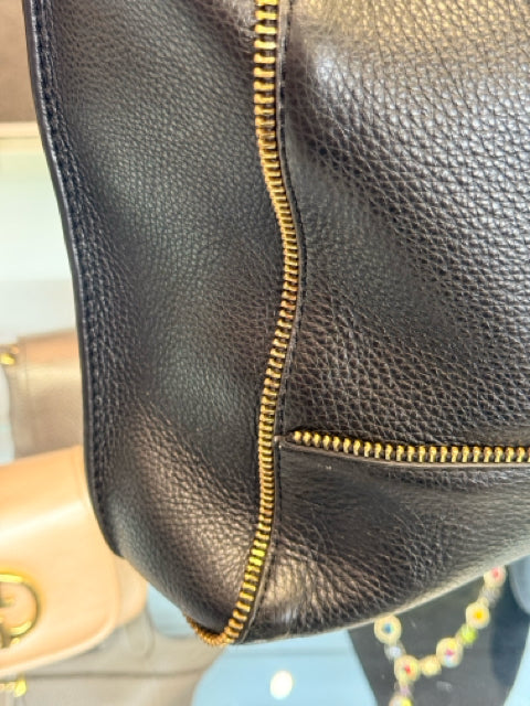Botkier Black Pebbled Leather Tote Bag