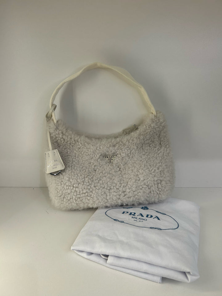 Prada Shearling Designer Bag