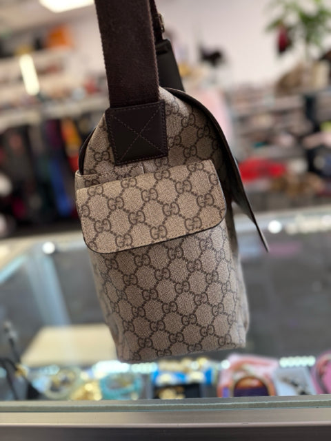 Gucci Supreme Diaper Bag W/ Changing Pad & Dust Bag